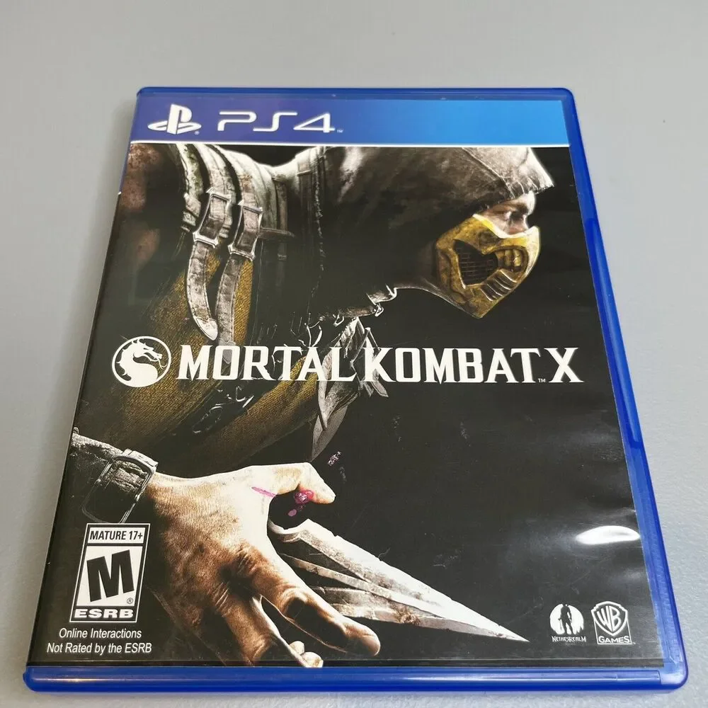 Mortal Kombat X PS4 Sony Playstation Video Game Complete With Manual Tested Used